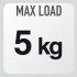 SUPPORTS MAX LOAD OF 5KG